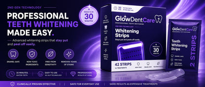 GlowDentCare Professional Teeth Whitening Strips